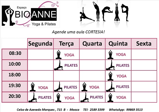 cronograma aulas